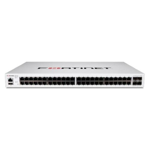 Fortinet FortiSwitch 448E - Gigabit Ethernet (10/100/1000) - Rack-Einbau - 1U (48 Ports) (FS-448E)