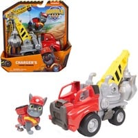 Rubble & Crew - Kran-Baufahrzeug mit Charger-Figur, Spielfahrzeug