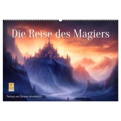 Die Reise des Magiers (Wandkalender 2027 DIN A2 quer), CALVENDO Monatskalender