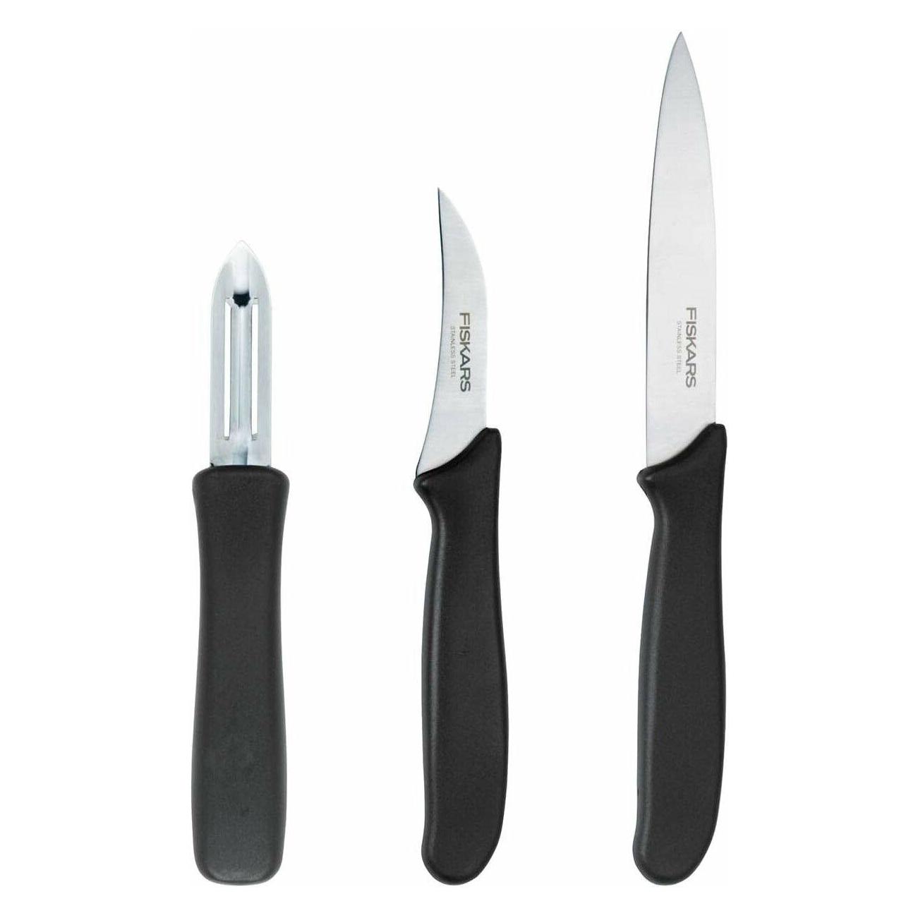 Fiskars 1024162 Schäl-Set, 3-teilig: (1024162)
