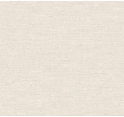 York Wallcoverings Terrene Cream Faux Linen Wallpaper - 324 x 27