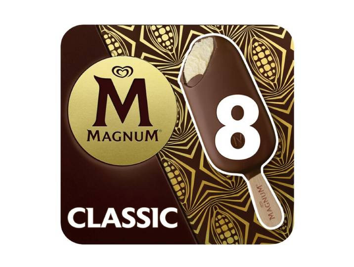 MAGNUM Bâtonnets glacés Classic x8 - 600 g