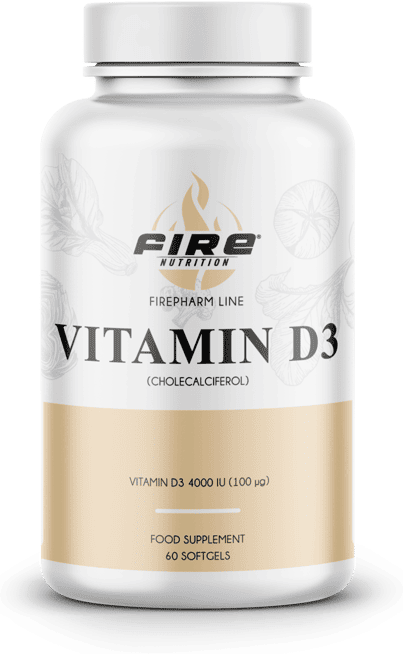 Fire Nutrition Vitamina D3 60 Perlas