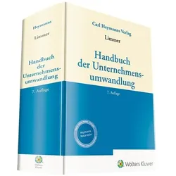 Handbuch der Unternehmensumwandlung, Fachbücher von Peter Limmer