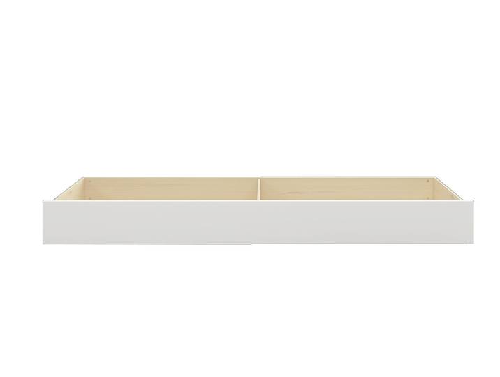 Bettschubkasten GOODPRODUCT Magdala, Bettkasten, Schublade , weiss (weiß), B:199cm H:21cm T:56,5cm, Holz teilmassiv, Schubladen, Bettschubkasten