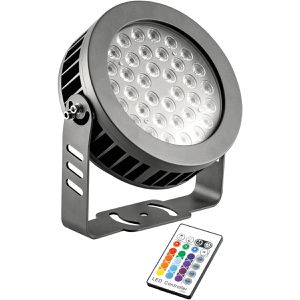 EVN Gartenstrahler LF65361599, mit 36 W LED, 230 V, wasserdicht IP65