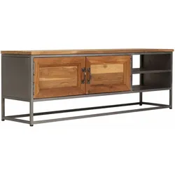 Helloshop26 - TV-Schrank/Sideboard praktisches Design recyceltes Teakholz und Stahl 120 cm