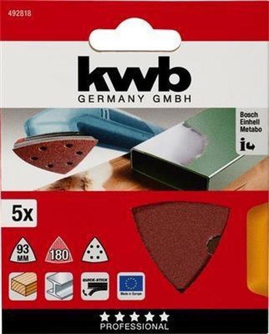 KWB Schuurschijf Delta K180 5 stuks