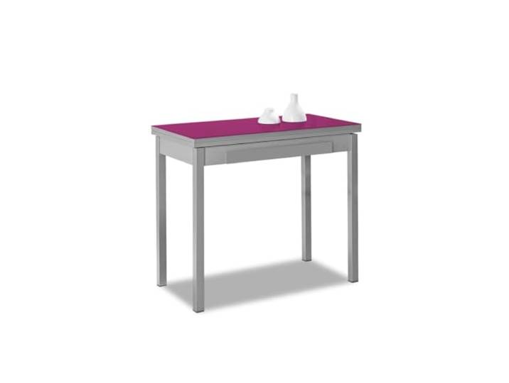 ASTIMESA Buchart: Küchentisch, Metall, Aubergine, 90 x 50 cm