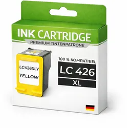 XL Tintenpatrone LC426XLY Gelb für Brother Premium Alternative Günstig MFC-J4335DW/4335DWXL/4340DW/4535DWXL/4540DW/4540DWXL MFC-J4335DWXL