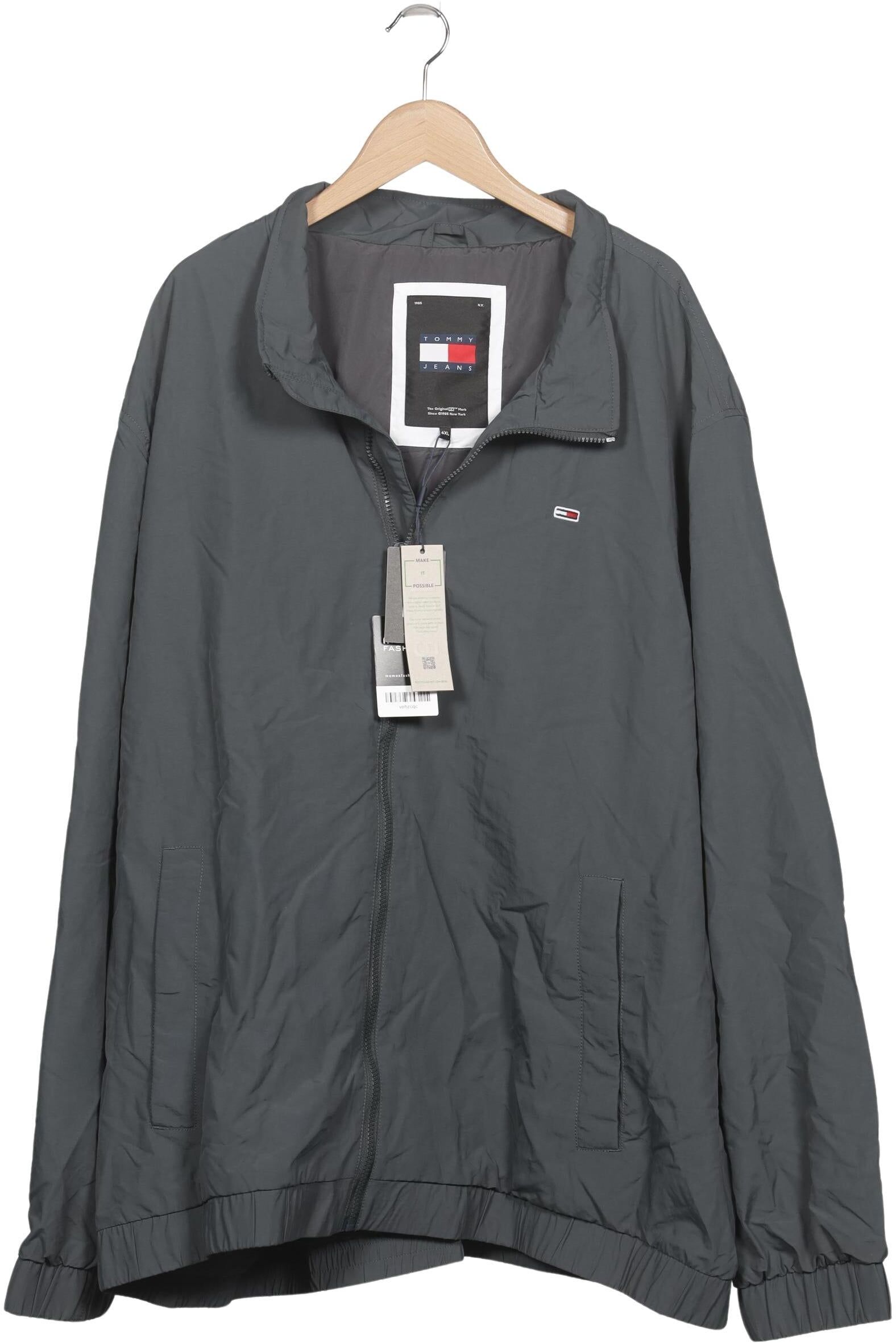 Tommy Jeans Herren Jacke, Grau, Gr. 6Xl, Synthetik - Second Hand