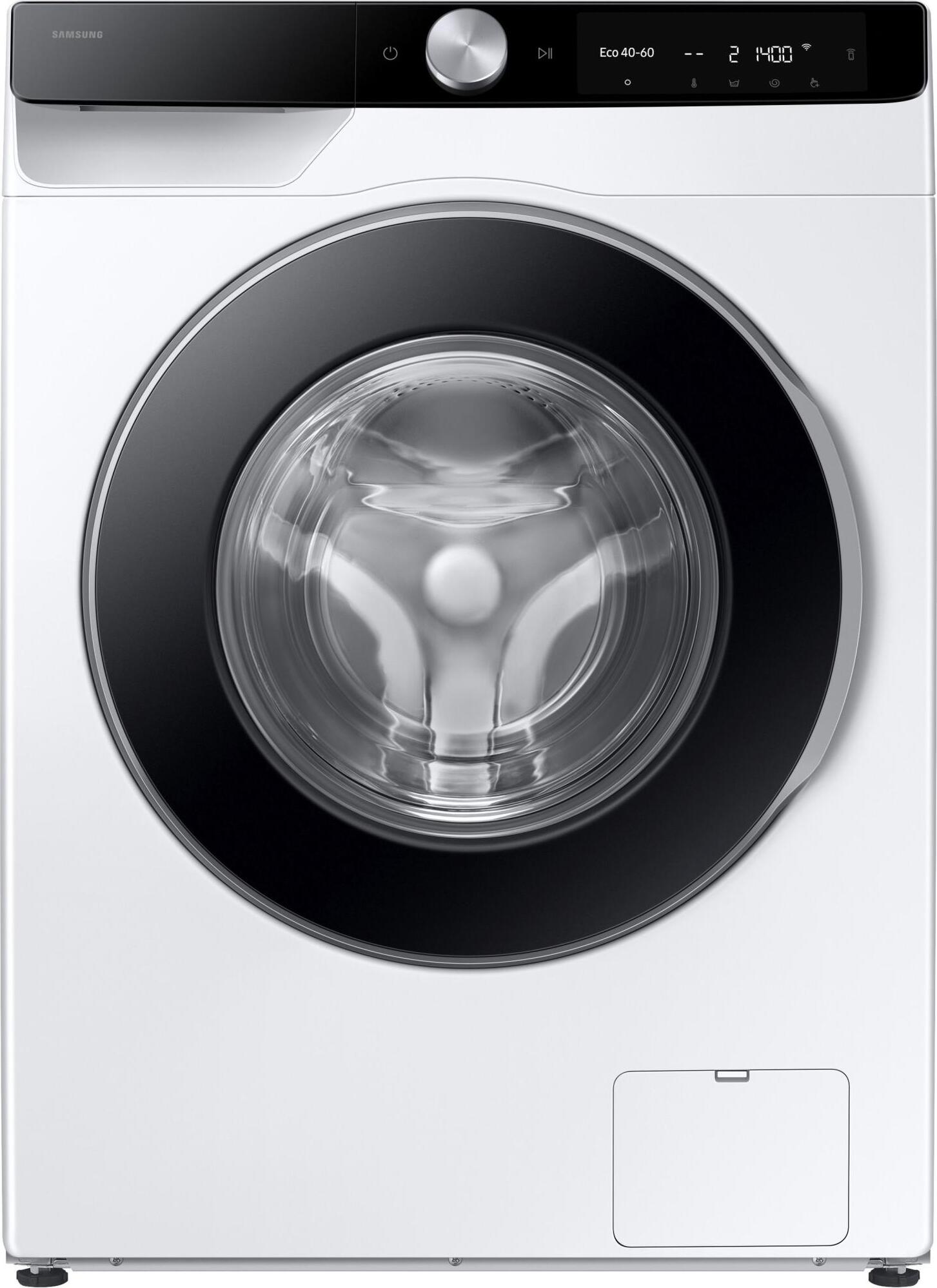 Samsung 9 kg Waschmaschine WW6100D SLIM mit SuperSpeed 39', AI Ecobubble, (-10%), Frontlader, 9 kg, B, 72 dB, 1400 RPM, A