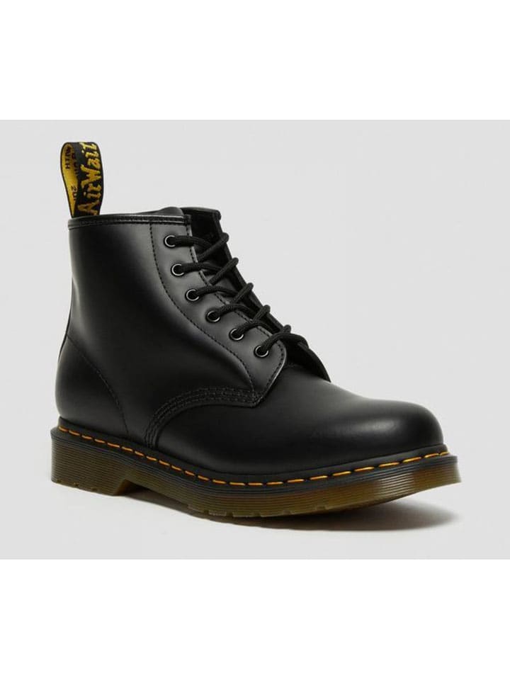 Dr. Martens Leder-Boots in Schwarz - 38
