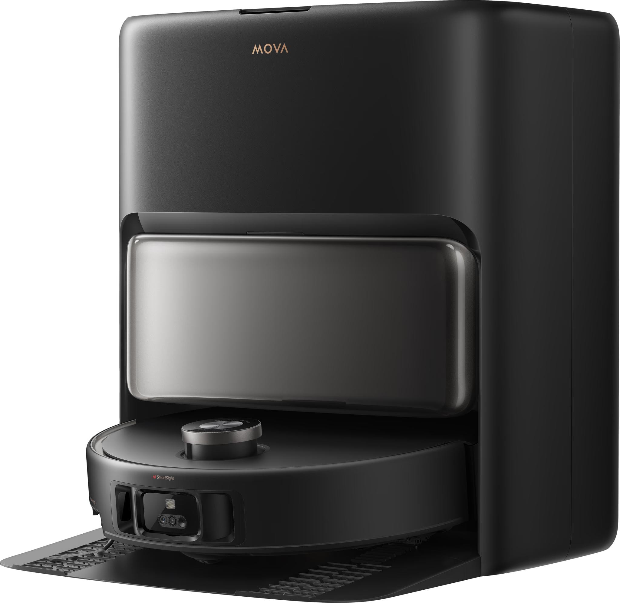 Mova V50 Ultra Complete Saugroboter mit Wischfunktion 24.000 Pa mit Vollautomatischer Basisstation Schwarz V50 Ultra Complete black