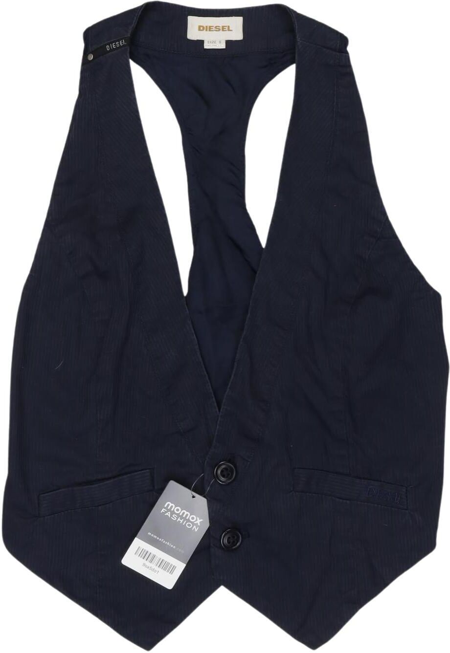 Diesel Damen Weste, Marineblau, Gr. S, Baumwolle / Viskose - Second Hand