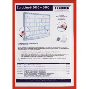 Franken ITSA4M 01 Frame it Inforahmen A4 rot