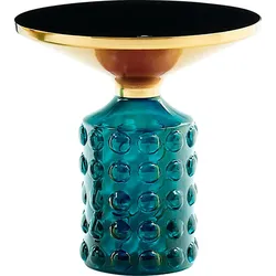 KARE DESIGN Beistelltisch Lola 70648 Glas Blau 50 cm