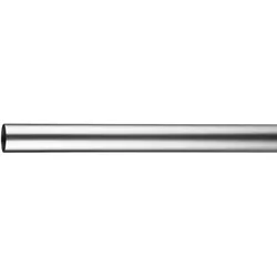 Stilrohr Edelstahloptik (B 240 cm) - silber - B 240 cm