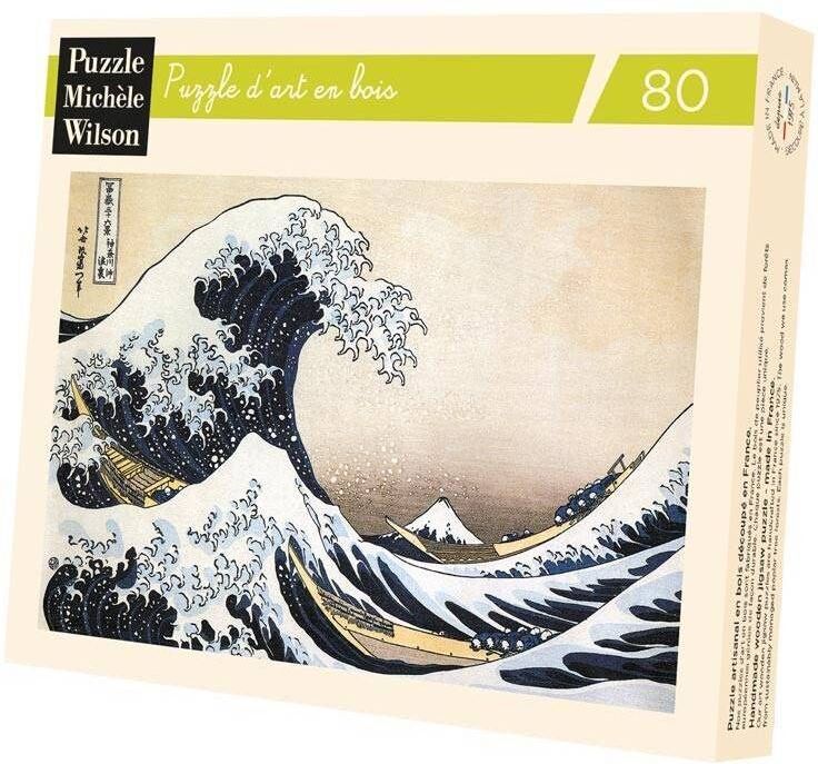 Puzzle Michèle Wilson Puzzle en bois - La Vague - 80 pcs
