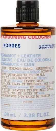 Korres KM Achillea Mens Eau de Cologne Bergamot & Leather 100ml 100 ml Flüssigkeit