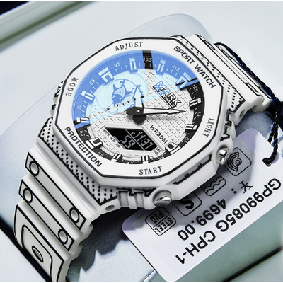 LED Polygon Electronics Watch, Trend Special Design, Waterproof Sport Digital Top Brand Fashion Relogios Masculino black