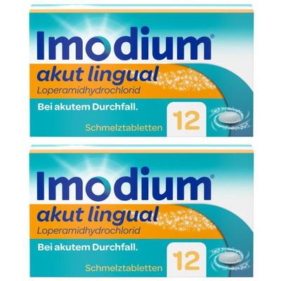 Imodium akut lingual Schmelztabletten x2 2x12 St