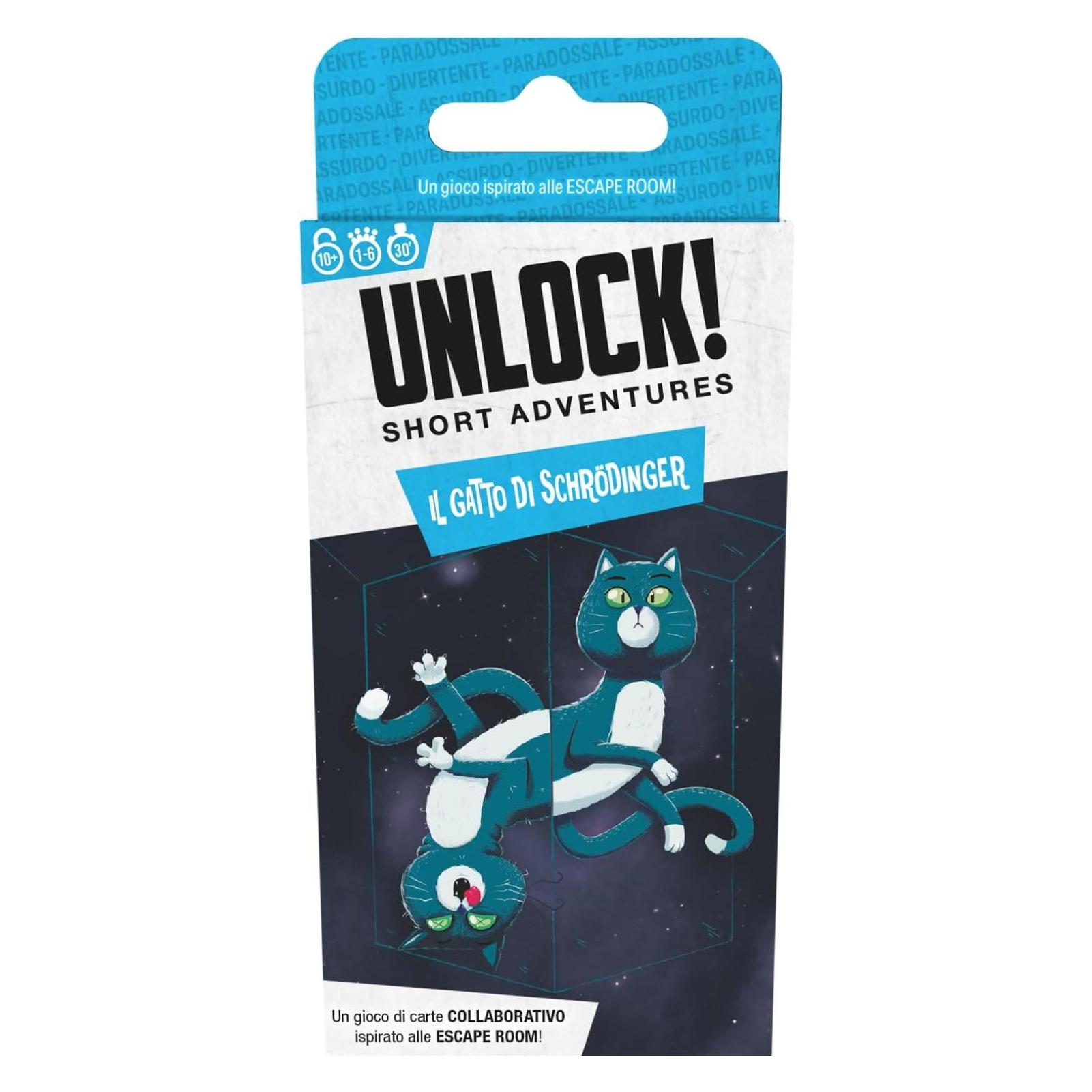 Asmodée (9532) Unlock! SA - Il Gatto di Schr dinger (Italienisch, 1 - 6 Spieler) (9532)