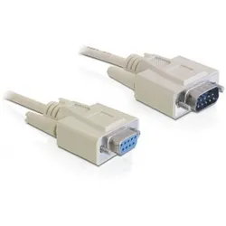 DELOCK RS-232-Kabel 9-pol-Stecker/9-pol-Buchse, 3m