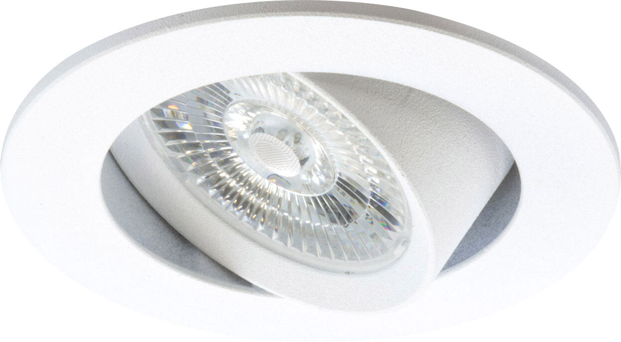 Isoled Led Einbauleuchte Slim68 Weiß, Rund, 9w, Warmweiß, Dimmbar