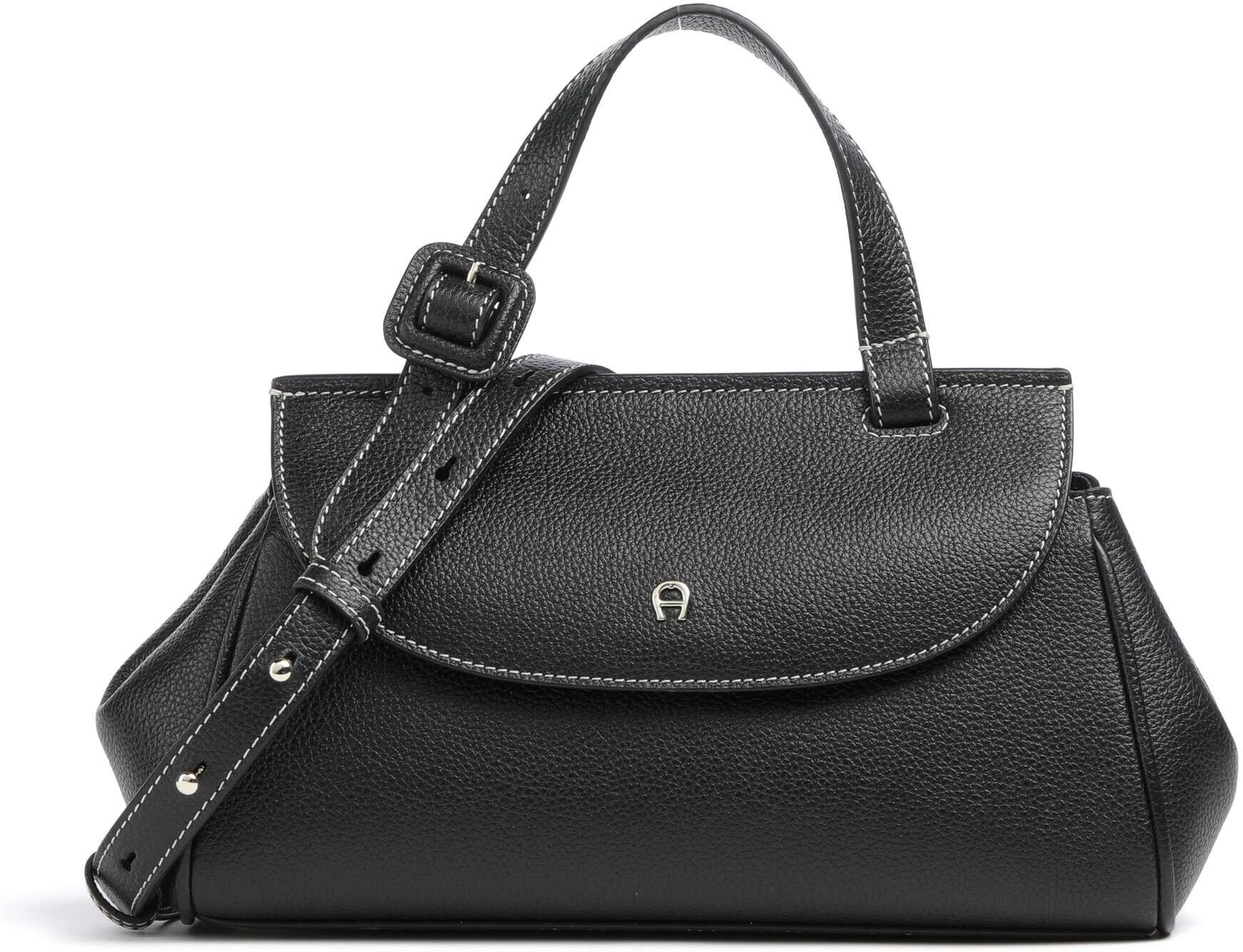 Aigner Miranda S Handtasche aus Leder, schwarz