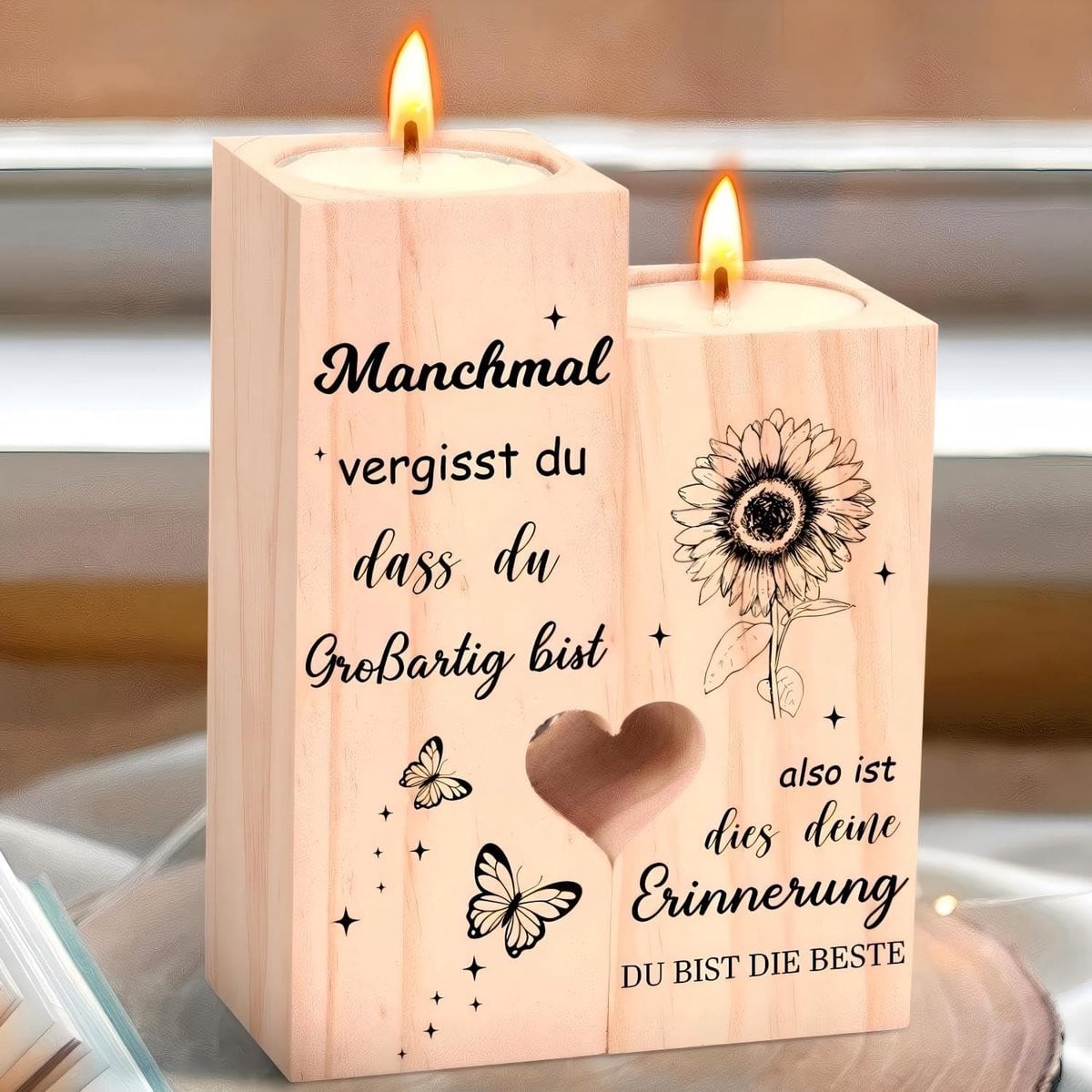 Dailygoods Kaarsenstandaard voor als cadeau