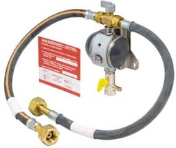 Calor Propane 37mbar 4kg Manual Changeover Regulator Kit with OPSO ROI
