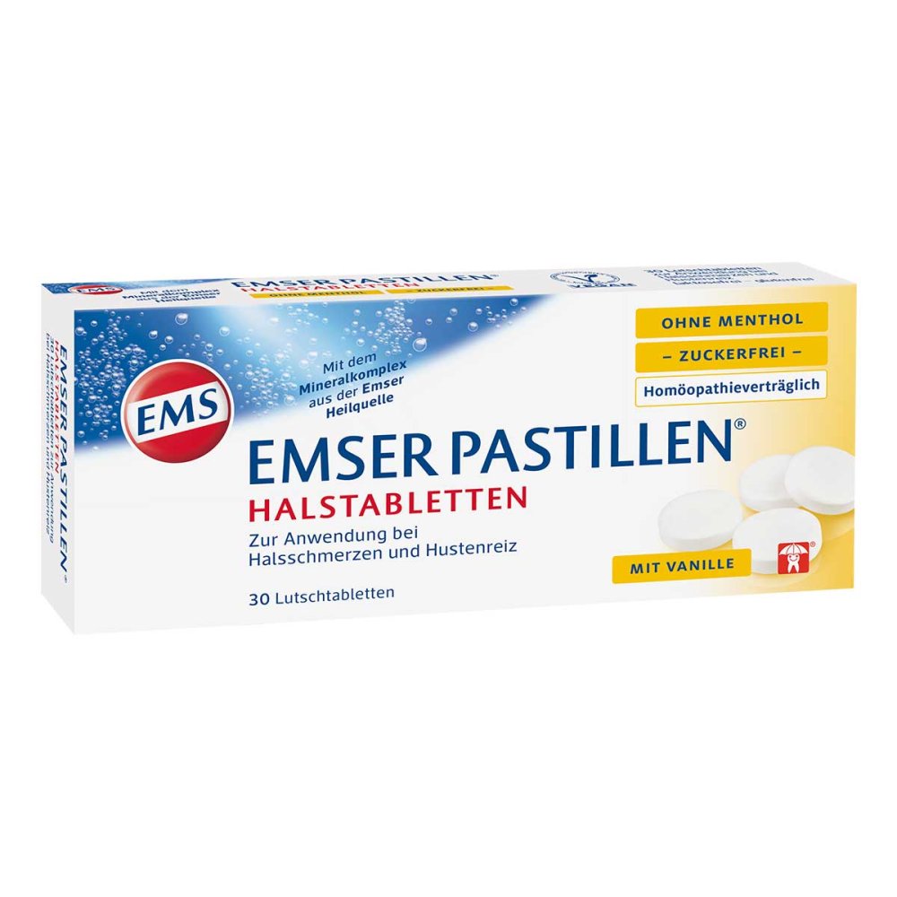 Uriach Germany GmbH Emser Pastillen ohne Menthol zuckerfrei 11108002