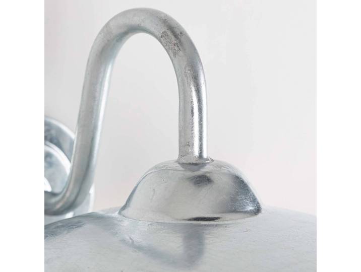 K.S. Verlichting Außenwandleuchte Brig, dimmbar, alu / grau / zink, Metall