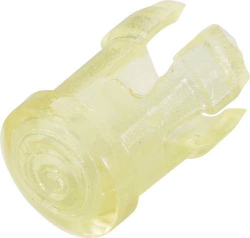 TRU COMPONENTS TC-13030648 Leuchtkappe Gelb, Transparent Passend für (LEDs) LED 3mm