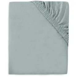 Jollein, Fixleintuch Babybett, Fix-Leintuch Jersey 70 x 140 cm, Sea Green (140 x 70 cm)