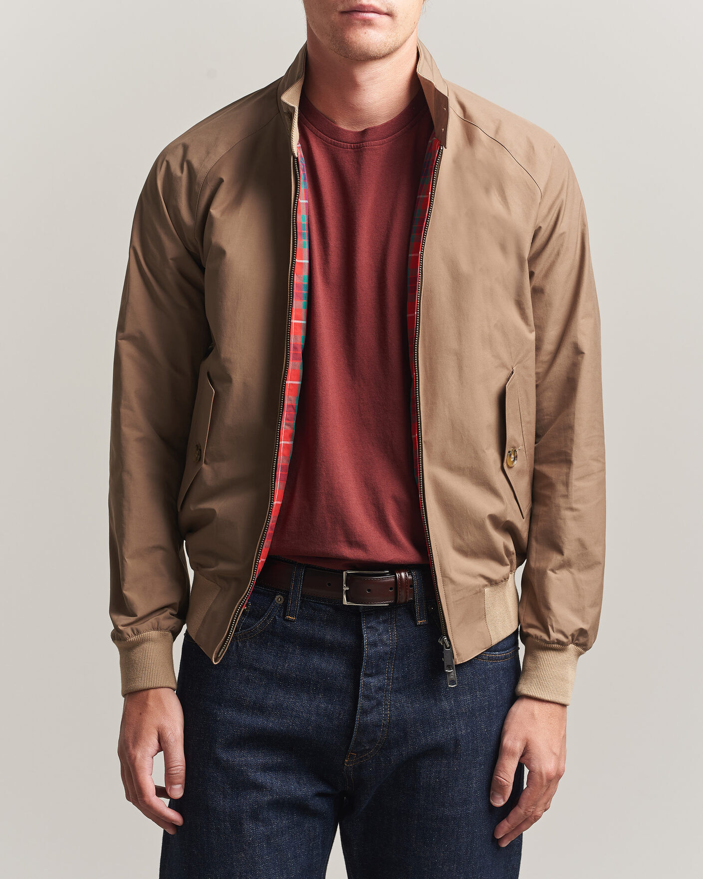 Baracuta G9 Original Harrington Jacket Tan men EU52 Beige