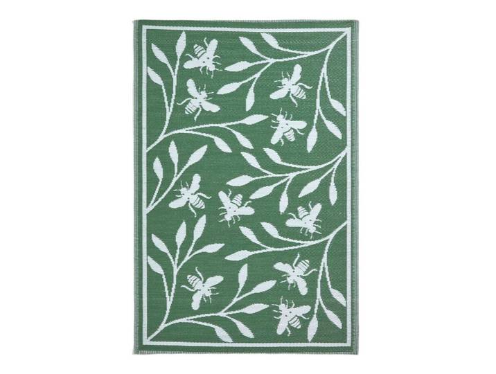 OUTDOORTEPPICH floral mit Bienen-Design 122/182 cm