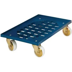 HP Autozubehör, Transportwagen, Kistenroller Tragfähigkeit 250 kg Polymer-Bereifung L605xB405mm ABS-Kunststoff blau (250 kg)