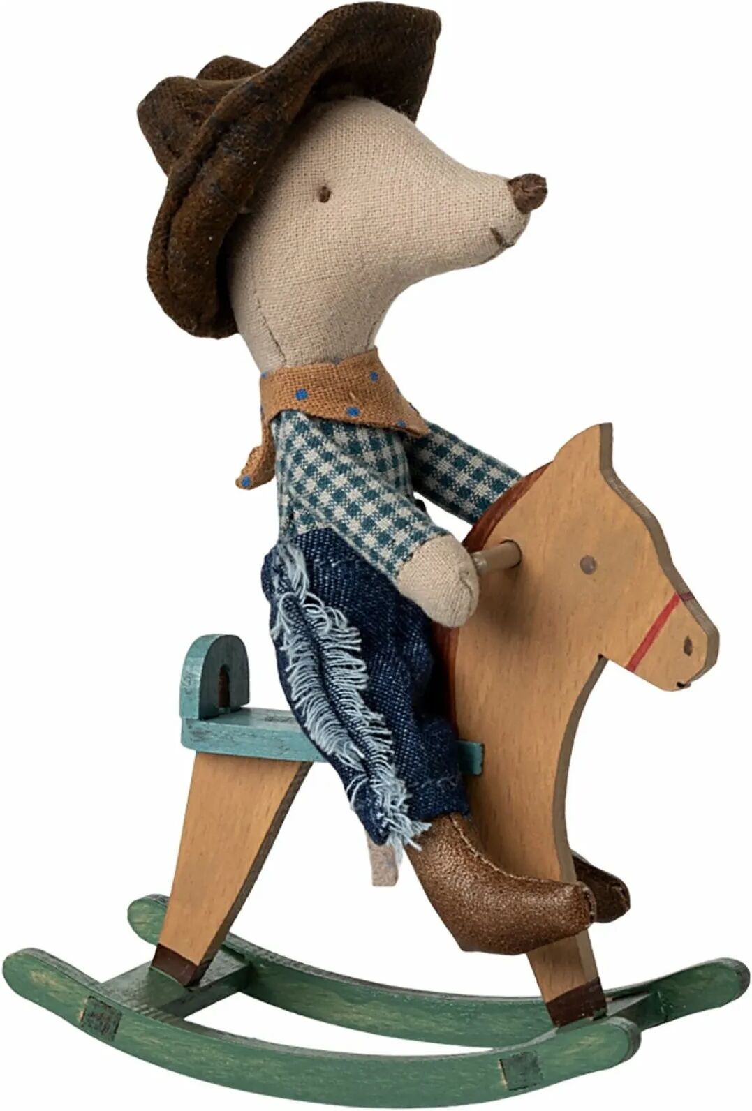 Maileg Petit frère souris Cowboy et son cheval Multicolore taille unique