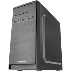 Anima Boitier Mini Tour Micro ATX compatible AC4 (Noir) (mATX, Mini-ITX), PC Gehäuse, Schwarz