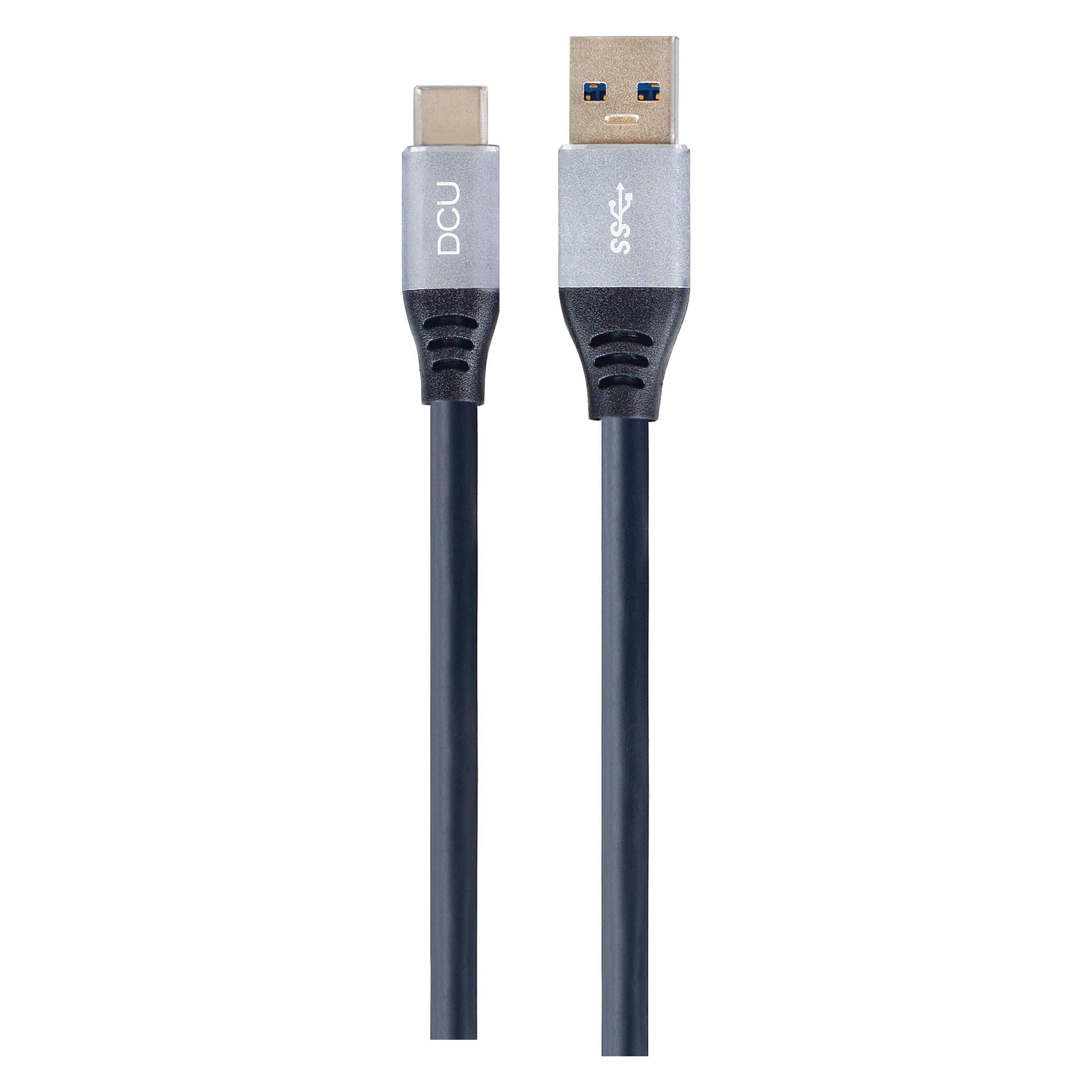 DCU Tecnologic USB CONNECTION 3.1 TYPE C USB TYPE A BLACK ALUM. 1.5M (1.50 m, USB 3.2 Gen 1) (30402020)