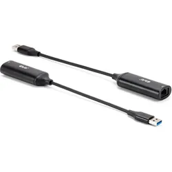 Club 3D USB-A to RJ45 5Gbps Ethernet adapter (RJ45, USB-C 3.2 Gen 1, RJ45 (1x)), Netzwerk Adapter, Schwarz