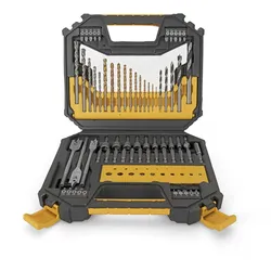 128-teiliger Koffer mit Bohrern aus Stahl, Stein, Holz und Bits VITOPOWER