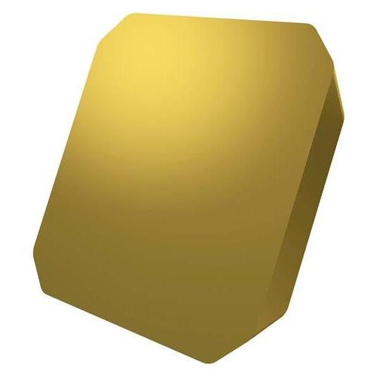 Pramet Frswendeschneidplatte ISO SEEN 1203AFFN:M8340 Tiefe 6,5mm PVD beschichtet Gold - VPE: 10 (SEEN 1203AFFN:M8340)