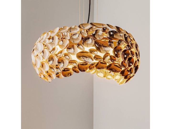 Hanglamp Narisa, Woon-/ Eetkamer, metaal, Design