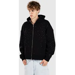 Ninth Hall Fundamental Rhinestone Sweatjacke black Gr. S