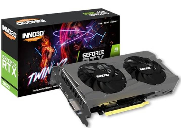 Inno3D Grafische kaart GeForce RTX 3050 6 GB Twin X2
