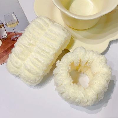 Fusion Finds Microfiber Wrist Wash Bands For Face Washing Soft Absorbent Skincare Wrist Cuffs Set yellow