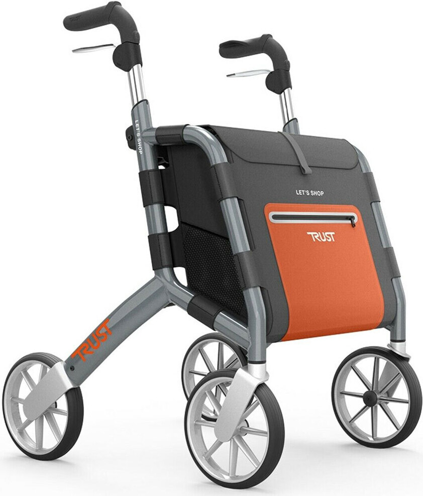 Trust Care Rollator Let's Shop Farbe: grau